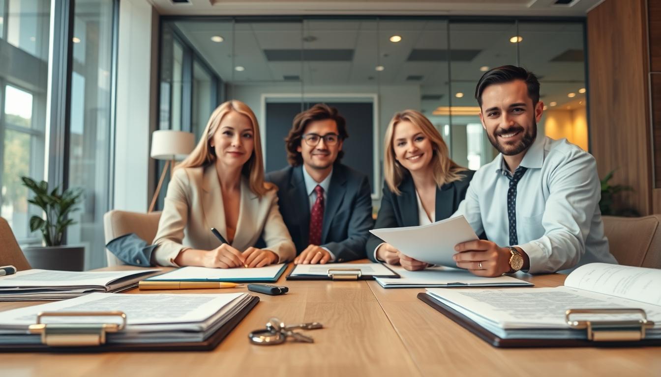 Business contract documents